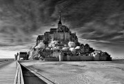 infrared-photography-Mont-Saint-Michael-resized